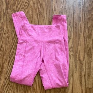 aerie chill. play. move. pink leggings